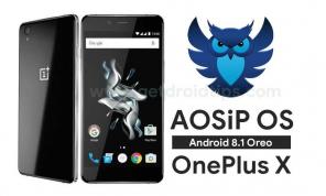 Posodobite OS AOSiP na OnePlus X Android 8.1 Oreo na osnovi AOSP (Onyx)