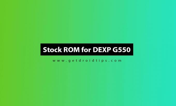 Cómo instalar Stock ROM en DEXP G550 (Guía de firmware)
