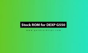 Firmware de stock ROM DEXP G550 (Guía de archivos Flash)