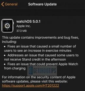 Prenesite Apple WatchOS 5.0.1: prinaša pomembne popravke napak