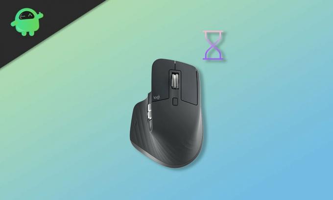 Logitech MX Master 3 Mouse בפיגור קשה