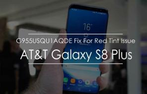 Stáhnout aktualizaci G955USQU1AQDE pro AT&T Galaxy S8 Plus s opravou problému s červeným odstínem