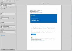 Fix: Windows 10 Mail startet Udskrivning af alle e-mail-meddelelser meget små