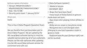 Je vydána čtvrtá aktualizace OneUI pro Galaxy Note 9: N960FXXU2ZRLT