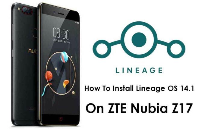 Lineage OS 14.1 installimine ZTE Nubia Z17-le (Android 7.1.2 Nougat)