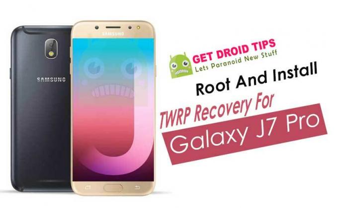Как да изкорени и инсталирате TWRP възстановяване за Galaxy J7 Pro (SM-J730GM)