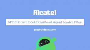 Prenos datotek Alcatel MTK Secure Boot Download Agent loader [MTK DA]