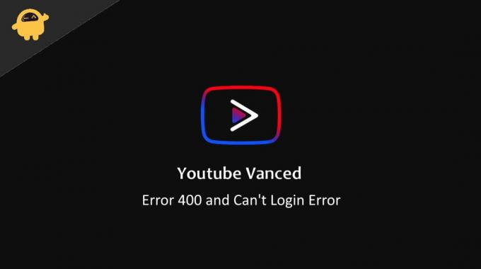 Исправить ошибку Youtube Vanced 400 и не удается войти в систему