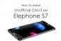 कैसे Elephone S7 के लिए अनौपचारिक CM13 स्थापित करने के लिए