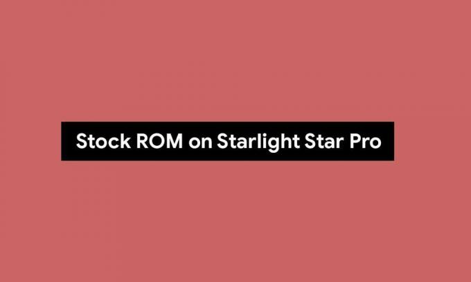 Starlight Star Pro'da Hisse Senedi ROM'u