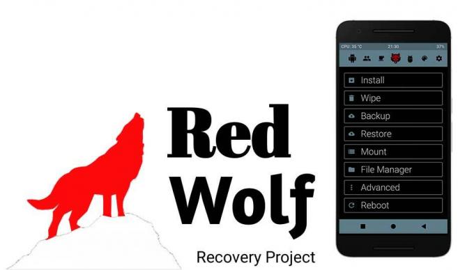 Installer Red Wolf Recovery Project på Redmi Note 4 / 4X