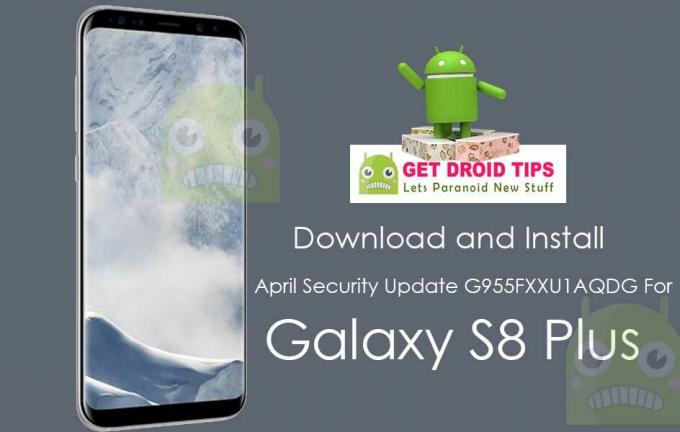 Last ned April Sikkerhetsoppdatering G955FXXU1AQDG For Galaxy S8 Plus