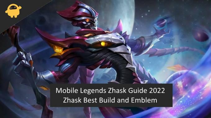 Mobile Legends Zhask Guide 2022 Zhask Najlepsza konstrukcja i emblemat