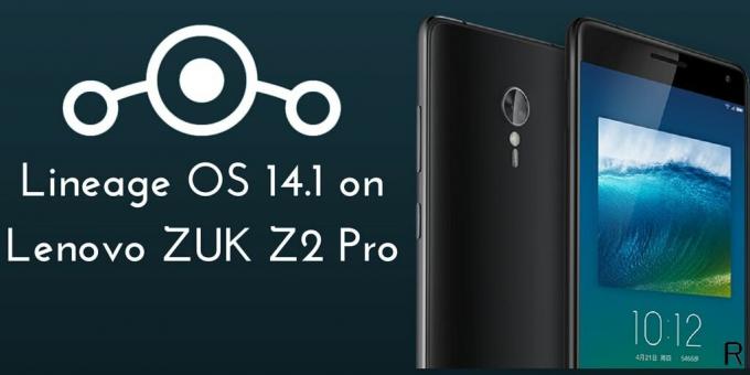 Įdiekite neoficialią „Lineage OS 14.1“ į „Lenovo ZUK Z2 Pro“