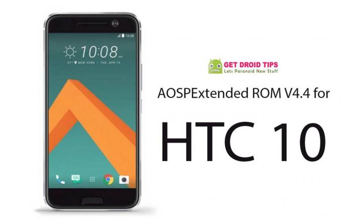 كيفية تثبيت AOSPExtended ROM V4.4 لهاتف HTC 10