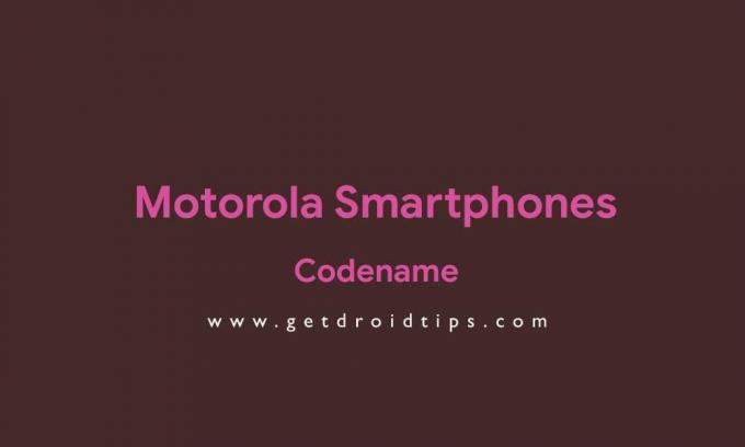 Volledige lijst met codenaam voor Motorola-smartphones