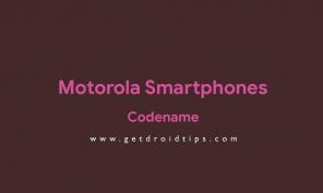 القائمة الكاملة للاسم الرمزي للهواتف الذكية من Motorola