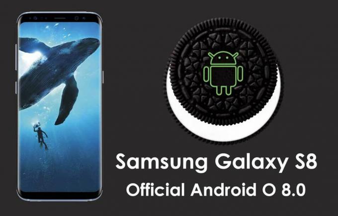 Samsung Galaxy S8 offisielle Android O 8.0 (Oreo) oppdatering