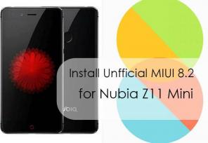 Sådan installeres MIUI 8.2 til Nubia Z11 Mini NX529J