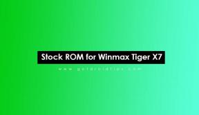 Sådan installeres lager-ROM på Winmax Tiger X7 [Firmware Flash-fil]