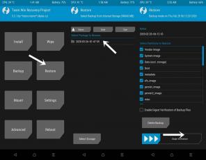 Come creare e ripristinare il backup Nandroid su qualsiasi dispositivo supportato TWRP