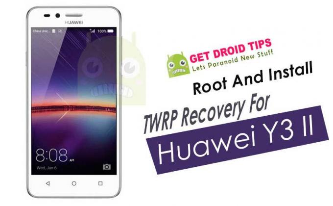 Come eseguire il root e installare il ripristino TWRP per Huawei Y3 II (4G e 3G)