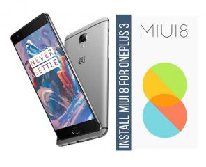 Sådan installeres MIUI 8 til OnePlus 3