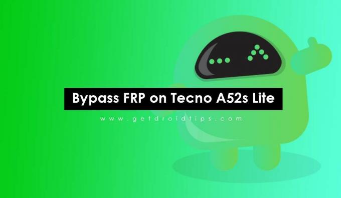 Fjern Google-konto eller ByPass FRP-lås på Tecno A52s Lite