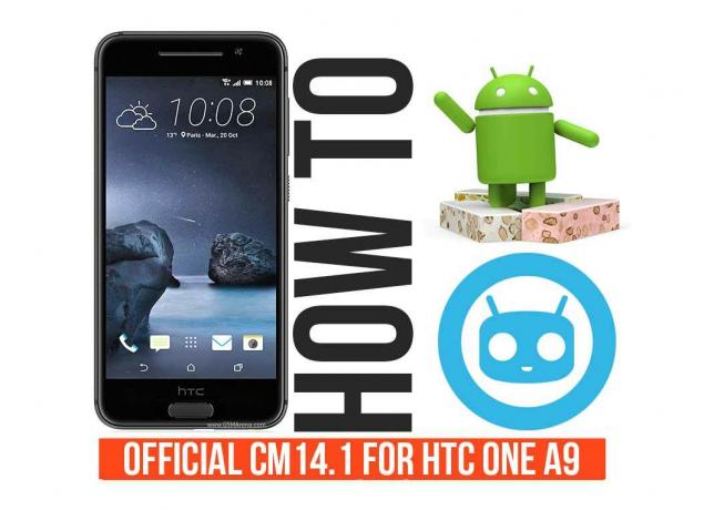 Инсталирайте Android 7.1 Nougat Official CM14.1 за HTC One A9