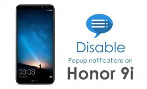 Как да деактивирам изскачащите известия на Honor 9i