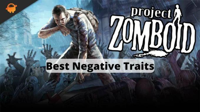 Liste des niveaux des meilleurs traits négatifs de Project Zomboid