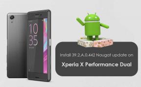 Installer 39.2.A.0.442 Nougat-oppdatering for Xperia X Performance Dual