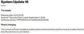 Pobierz poprawkę Galaxy S9 z września 2019 r.: G960USQU6CSI2 / G965USQU6CSI2