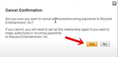 отменить comnfirmation PayPal