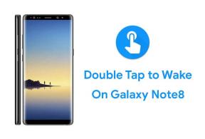 Kaip suaktyvinti „Galaxy Tap 8“ „Double Tap Wake up and Sleep“