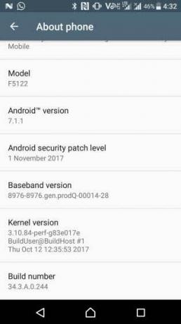 Λήψη 34.3.A.0.244 Νοεμβρίου Ενημέρωση ασφαλείας για Xperia X και X Compact