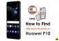 En guide for å finne IMEI-serienumre i Huawei P10