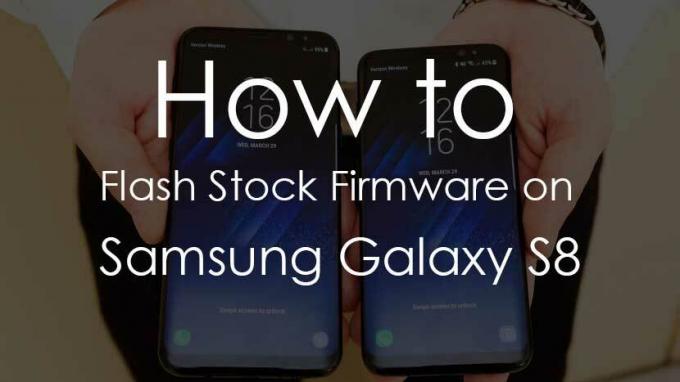 Lager fastvare for Samsung Galaxy S8