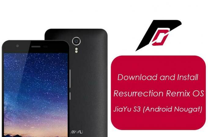 Εγκαταστήστε το Resurrection Remix OS για JiaYu S3 (Android Nougat)