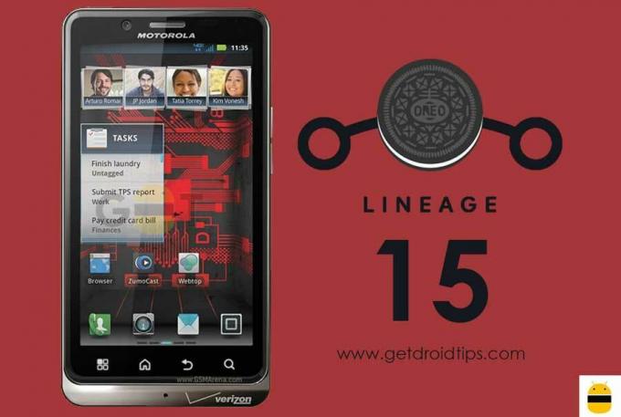 A Lineage OS 15 telepítése a Motorola Droid Bionic számára