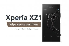 Come cancellare la partizione della cache su Sony Xperia XZ1