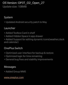 Télécharger Installer la dernière version bêta ouverte d'OxygenOS OnePlus 3 / 3T 36/27 [OTA Firmware]