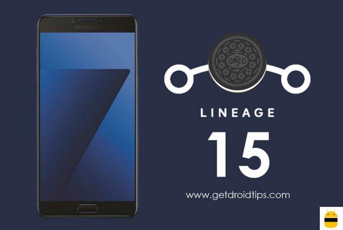 Lineage OS 15 installimine Galaxy C7 Pro jaoks