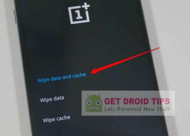 OnePlus Recovery Wipe