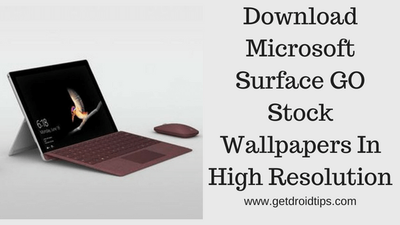 Download Microsoft Surface GO-baggrunde i høj opløsning