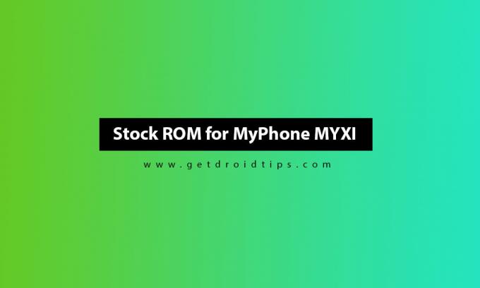 Comment installer Stock ROM sur MyPhone MYXI [Firmware Flash File]
