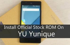 Cara Menginstal ROM Stok Resmi Di YU Yunique