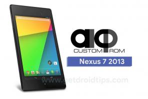 Prenesite in posodobite AICP 15.0 na Nexus 7 2013 (Android 10 Q)