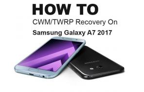 Kā saknes un instalēt TWRP atkopšanu uz Galaxy A7 2017