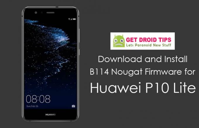 Įdiekite „Huawei P10 Lite B130 Nougat“ aparatinę programinę įrangą (WAS-LX1A) (Jungtinė Karalystė, JK)